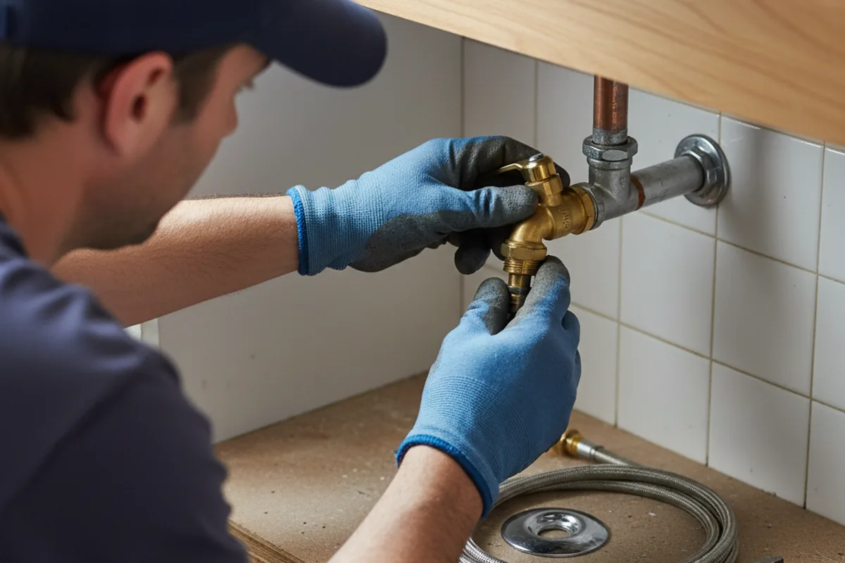 Shutoff valve and fitting work during Faucet and Fixture Repair in Mount Union
